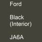 Preview: Ford, Black (Interior), JA6A.